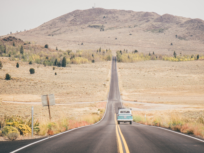 vehicle on a highway