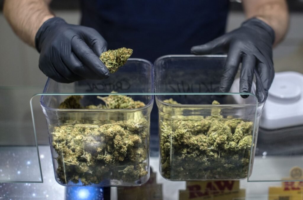 selling weed